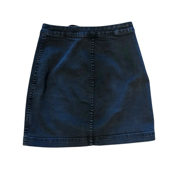 Denim Zip-Front Skirt by Free People 🖤 - Picture 3 of 7
